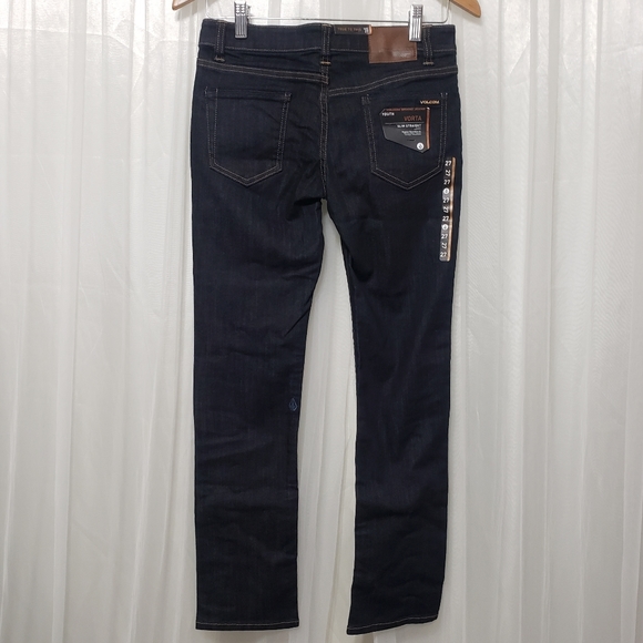 Volcom Youth Girls Sz 14 NWT Vorta Slim Straight Jeans - Picture 5 of 15